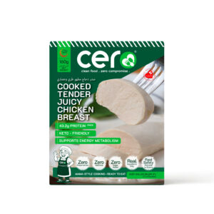 Cooked Tender Juicy Chicken Breast. صدر دجاج مطهو طري وعصاري