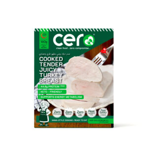 Cooked Tender Juicy Turkey Breast. صدر ديك رومي مطهو طري وعصاري