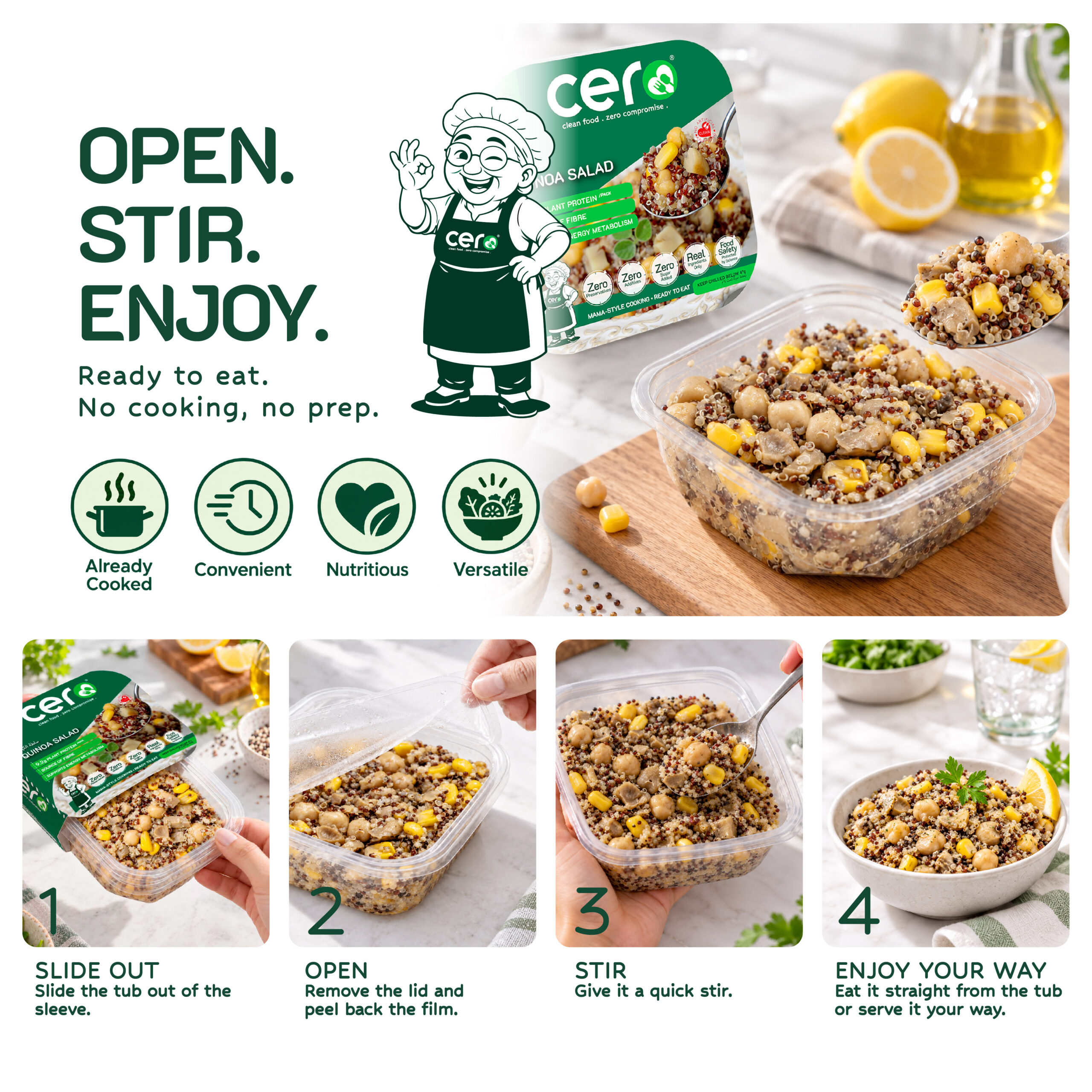 Quinoa Salad. سلطة الكينوا - Image 9