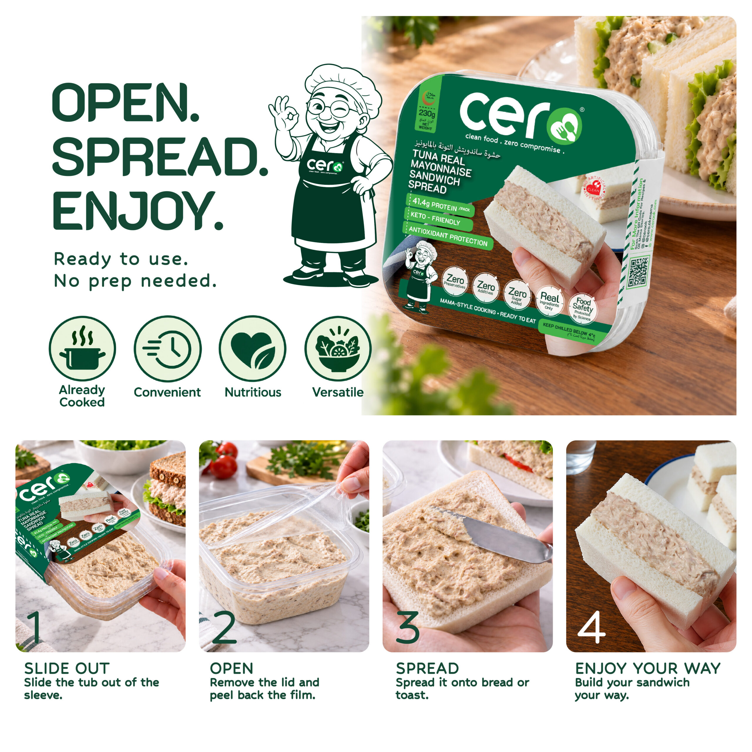 Tuna Real Mayonnaise Sandwich Spread. حشوة ساندويتش التونة بالمايونيز - Image 9